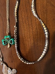 Lot Of 6 Costume Jewelry Necklaces. Various Colors And Lengths