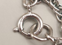 Vntg 1974 Avon Ebony Teardrop Pendant Necklace Silver Tone 24″ Chain Book Piece