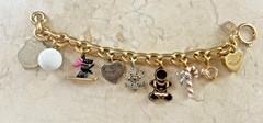 Vintage Limited Edition 2007 Juicy Couture Holiday Themed Charm Bracelet