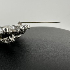 Vintage Juliana Brooch DeLizza & Elster Clear Rhinestone Snowflake #1296 READ!