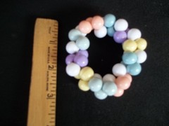 Vintage 80’s Remington Bracelet set Pastel tones Lavender Pink Lucite style