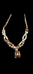 Vintage La Roco crystal necklace Clip on Earrings statement signed costume