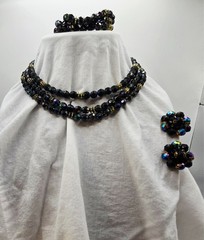 Vtg AB – West Germany Earrings & Matching Necklace/Bracelet READ DESCRIPTION