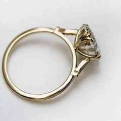 Art Deco Style 3.Ct Asscher Cut Lab-Created Diamond Wedding Ring 14K Gold Finish
