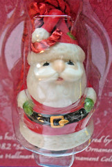Hallmark NECKLACE Christmas of Vintage SANTA BELL 1982 Ornament NEW