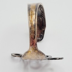 Silverware Silver Plated Fork Cuff Bracelet GES 100 Germany Heavy Tarnish Wear