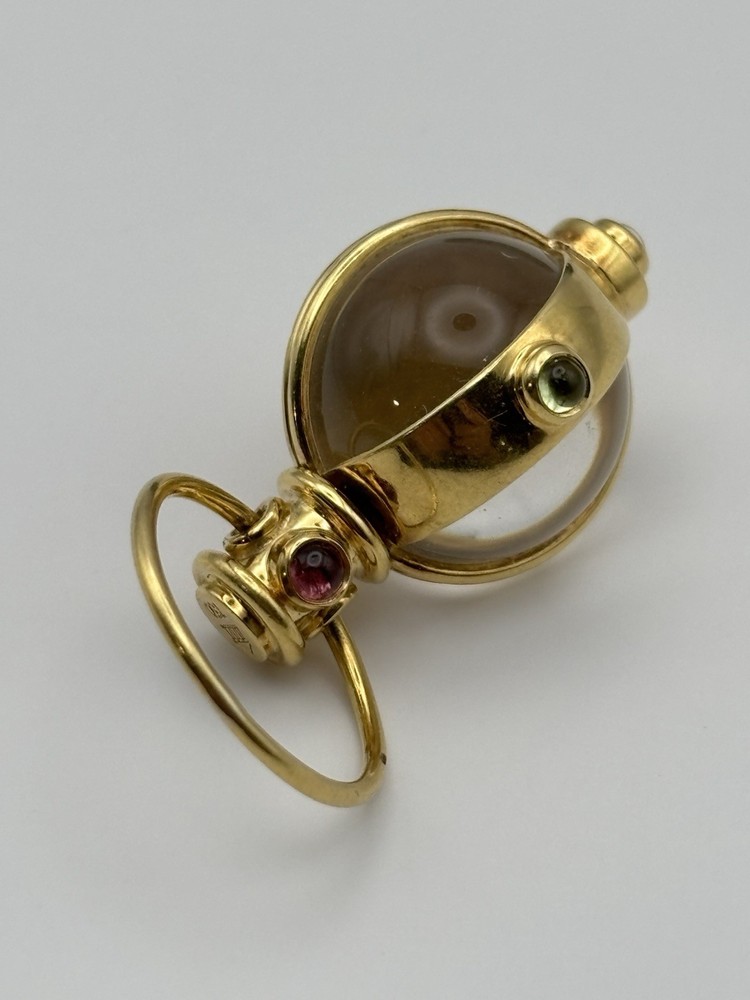 Temple St. Clair Magnified Sphere Amulet 18K Yellow