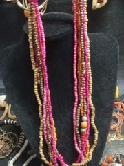 Boho Costume Jewlery Lot Necklaces Bracelets Earings and More Vintage to Now