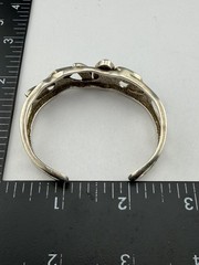 Vintage Sterling Silver Cuff Bracelet Signed Whitney Kelly 29 Grams