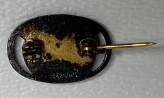Vintage Sterling L.O.S. Of N.A. Rhinestone Pin