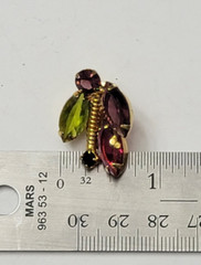 Juliana D & E DeLizza Elster Leaf Brooch and Earring Set #2