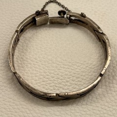 Rare J Sotelo STERLING SILVER 925 TESTED MODERNIST BRACELET Vintage TAXCO Mexico