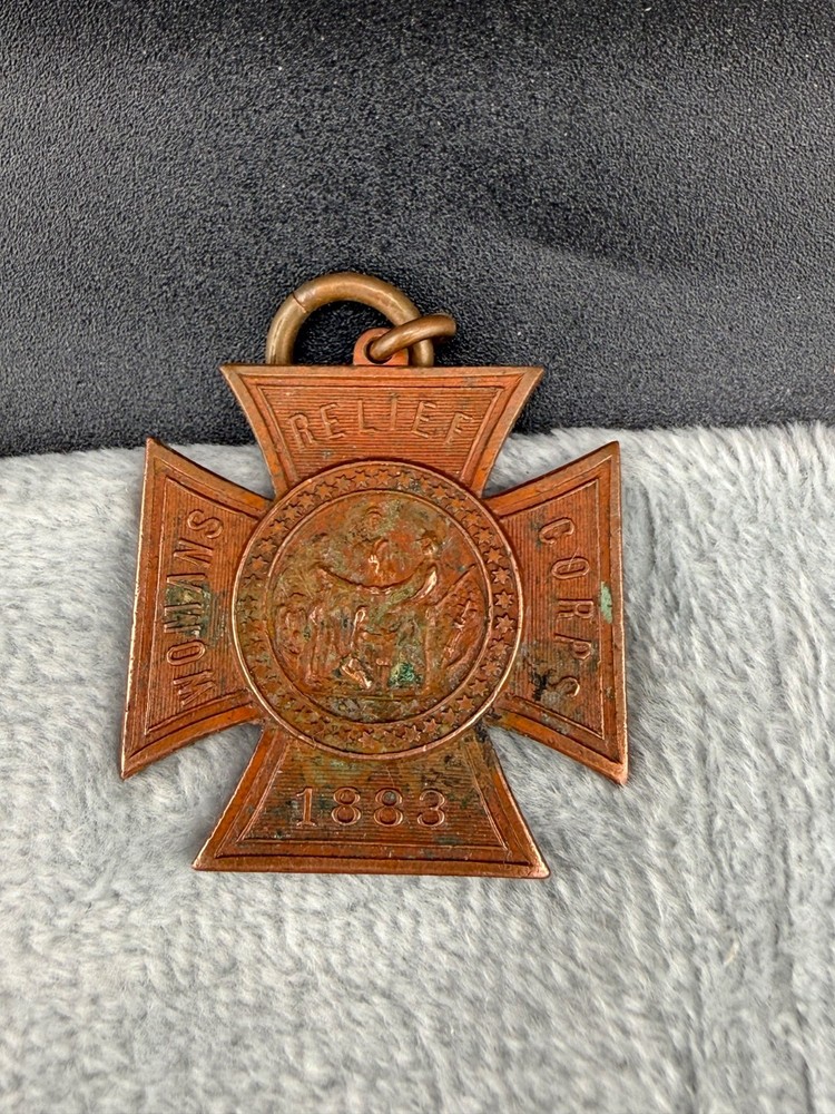 Vintage Woman’s Relief Corps Pendant 1800s
