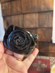 Aunt Elza’s Jet Antique Bracelet Strega Magical Fortune Teller Heirloom