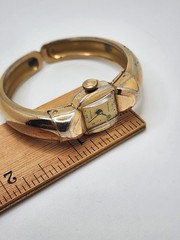 Vintage Ladies Gotham Wind Up Working Bracelet Style Art Deco Watch