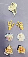 Vintage Rhinstone Mixed Lot 1970’s & 1980s Unsigned Costume Jewelry