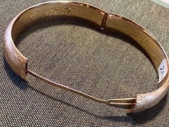 Vintage SOLID 14KT Gold Stamped 7″ Bracelet 19.6 Grams New Old Stock