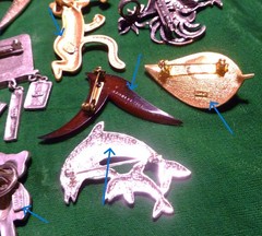 Vintage & Modern Designer Pin FIGURAL PINS, STICK PINS, TAC PINS Variety LOT