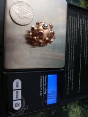 Pendant Variety Of Stones Handmade From BRASIL RED 14.KT