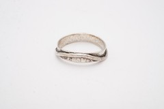 Vintage Sterling Silver 925 Ring Size 8.5 Textured