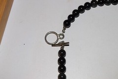 Vintage to now plastic stone beaded necklace