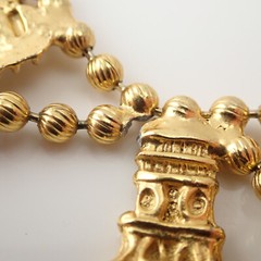 Book Juliana D&E for KJL Cast Urn Parure Bib Necklace Bracelet Egyptian Set