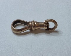 Antique 14k Gold Dog Clip
