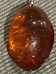 Pair of Vintage Amber Tear Drop 1.25” Pendants – Earrings?