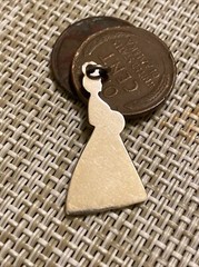 VINTAGE JMS Sterling Silver Bracelet Charm Bride Or Bridesmaid! – B11