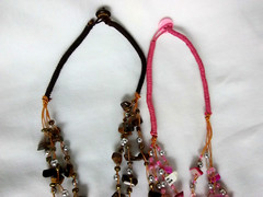 Layered Necklaces Lot of 2 Seashell mlxad nuggets 24″ Gift New USA Boho Seller