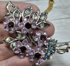 Lot Of 17 Pieces Of Costume Jewelry Evil Eye Dragonfly Brooches Butterfly Heart
