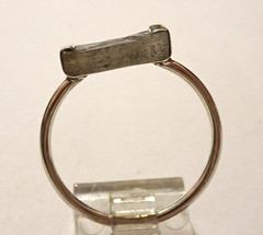 3 Rings S9 Rutilated Quartz S10.5 Blue Stone S12 Bar 925 Sterling Silver 10.6g