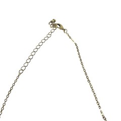 Vintage Pendant Necklace Metal Faux Pearl Womens Costume Jewelry