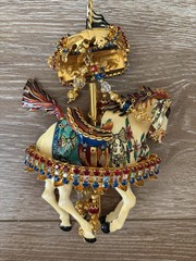 Lunch At The Ritz (LATR) Vintage Carousel Horse Set Brooch/Pendant Earrings