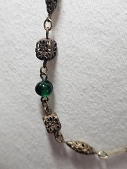 Vintage Antique Flapper Necklace From BOSTON STORE Art Deco Art Nouveau Filigree