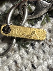 Vintage Perch Chunky Chain Bracelet 8 7/8 Inch