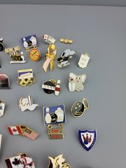 Vintage Tack Tac Hat Pin Lot mix calgary 88 -sports – bowling- advertising