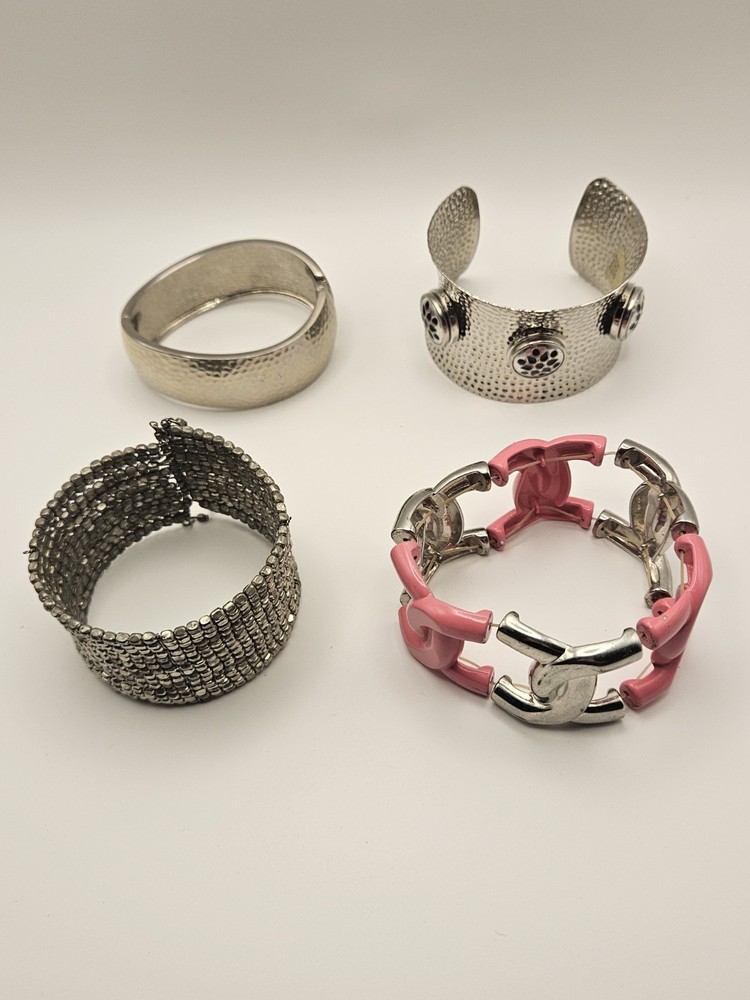 Lot of 4 Vintage Chunky Bracelets