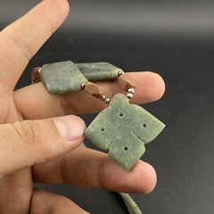 Beautifully Designed With Elegance And Fine Art Work Afghan Jade Unique Necklace