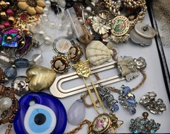 Vtg Now Craft Junk Jewelry Lot Almost 6 Lbs Unique Fun Mix Tangled DIY Repurpose