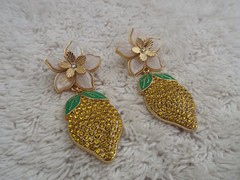 SUGARFIX By BAUBLEBAR Best of Zest Sweet Sour Lemon Flower Pierced Earrings(J46)