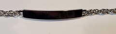 Vintage Speidel 7″ Silvertone ID Bracelet – NOS