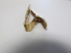 Stunning Alaska Gold Nugget Tie Clip 19k + 14k Gold Real Nuggets MAKE OFFER
