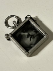Vintage Silver Toned Charm Photo Holder