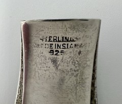 Vintage Sterling Silver & Enamel Bracelet From Siam 49.18 Grams