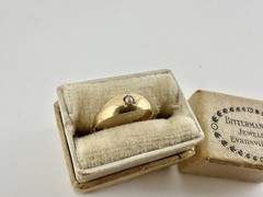 Antique Victorian 10k Gold Baby Starburst Ring Pendant Charm Seed Pearl Read