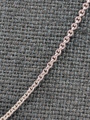 Speidel Vintage Sterling Silver 1.5 mm Cable Link Chain 925 Necklace – 17.75″