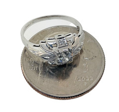 Antique 1920’s Art Deco Platinum Diamond Engagement Ring