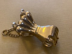 Vintage Hands Sweater Clip, 1940’s 1950’s Scarf Clip