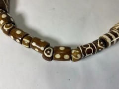 VV17 Vinntage Antique Very Beautiful Necklace Made with Inlay Technique